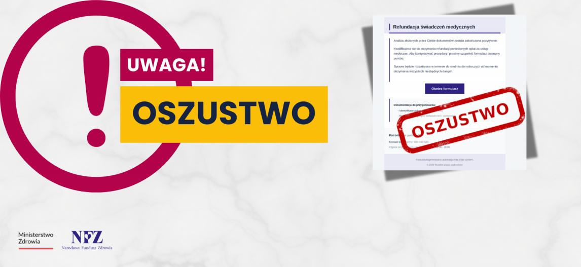 Ostrzegamy przed nową falą fałszywych wiadomości e-mail.