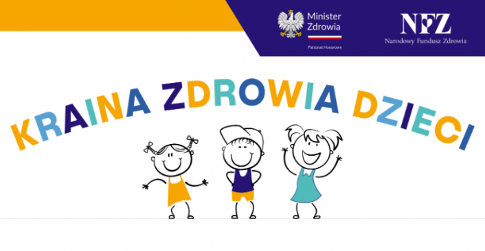 Kraina Zdrowia Dzieci w Opolskim OW NFZ - plakat