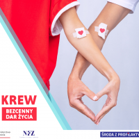 tekst: Krew. Dar życia - Środa z Profilaktyką w OW NFZ