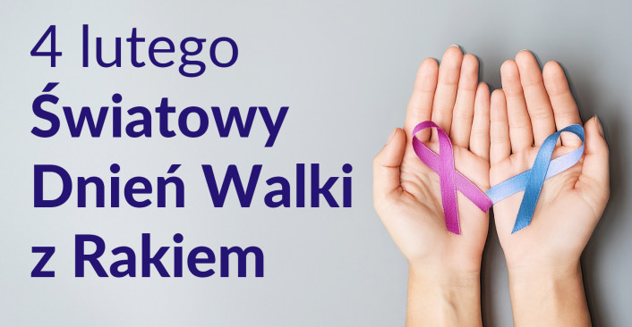 Tekst: 4 lutego Światowy Dzień Walki z Rakiem
